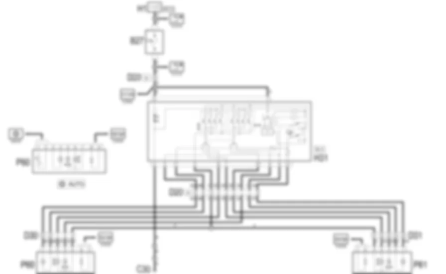 REGOLAZIONE SPECCHI               ESTERNI - Schema elettrico Fiat MULTIPLA 1.9 JTD 8V  da 09/03