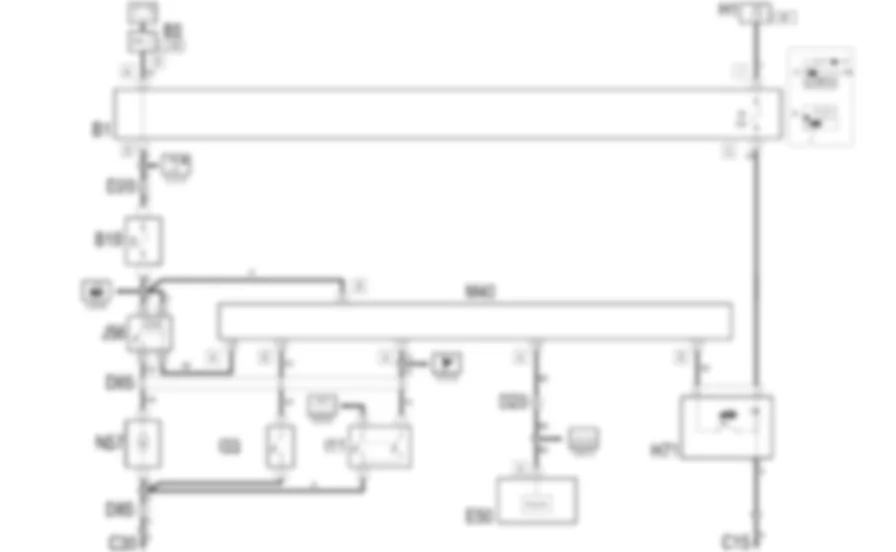 APERTURA BAULE - Schema elettrico Fiat MULTIPLA 1.9 JTD 8V  da 04/02 a 08/03