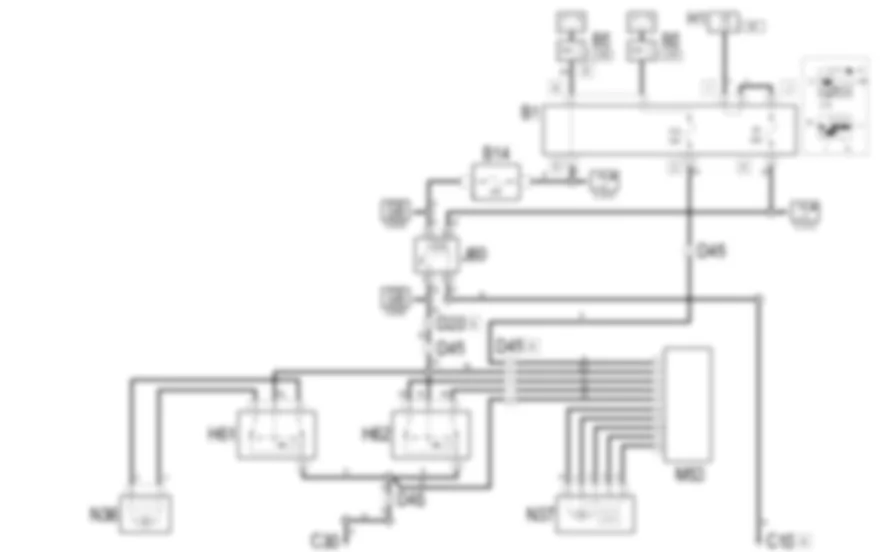 TETTO APRIBILE - Schema elettrico Fiat MULTIPLA 1.9 JTD 8V  da 06/99 a 03/02