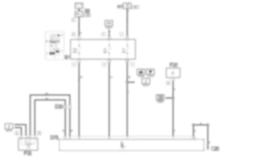 PREDISPOSIZIONE TELEFONO               CELLULARE - Schema elettrico Fiat MULTIPLA 1.9 JTD 8V  da 06/99 a 03/02