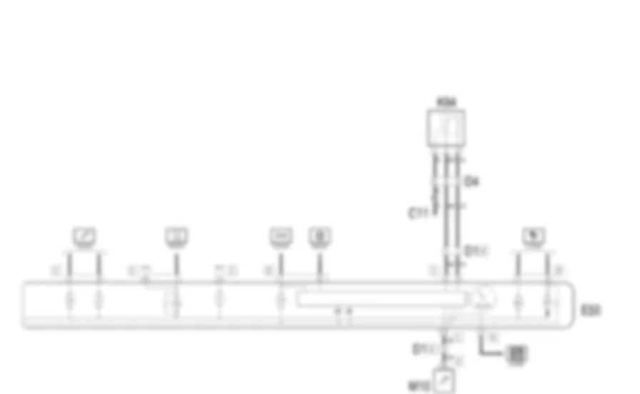 STRUMENTO DI BORDO - Schema elettrico Fiat MULTIPLA 1.6 16v  fino a 05/04