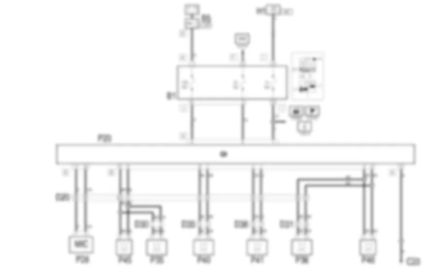 CONNECT - Schema elettrico Fiat MULTIPLA 1.9 JTD 8V  fino a 05/04