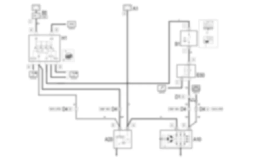 AVVIAMENTO E RICARICA - Schema elettrico Fiat MULTIPLA 1.9 JTD 8V  da 04/02 a 08/03