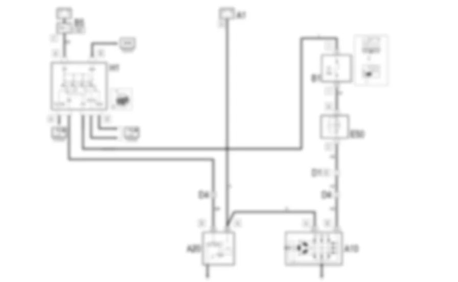 AVVIAMENTO E RICARICA - Schema elettrico Fiat MULTIPLA 1.6 16v  fino a 05/04