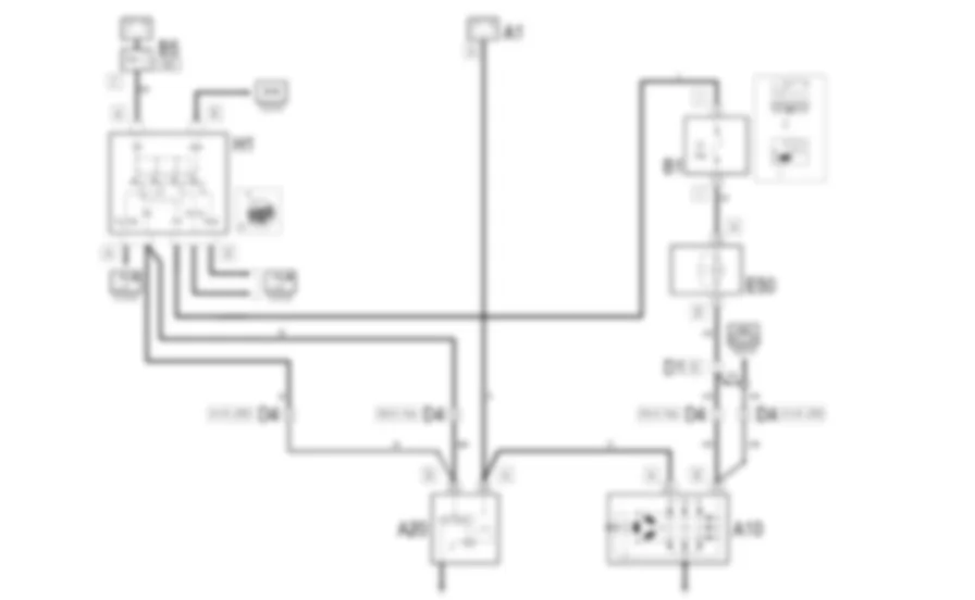 AVVIAMENTO E RICARICA - Schema elettrico Fiat MULTIPLA 1.9 JTD 8V  da 06/99 a 03/02