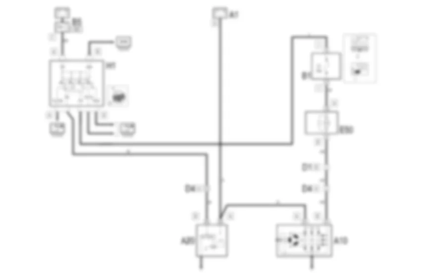 AVVIAMENTO E RICARICA - Schema elettrico Fiat MULTIPLA 1.6 16v  fino a 05/04