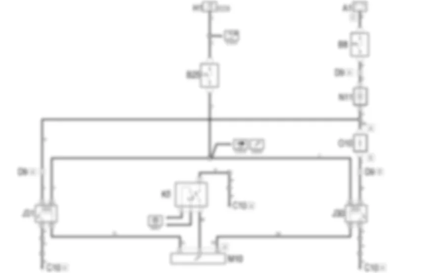 RAFFREDDAMENTO MOTORE - Schema elettrico Fiat MULTIPLA 1.6 16v  fino a 05/04