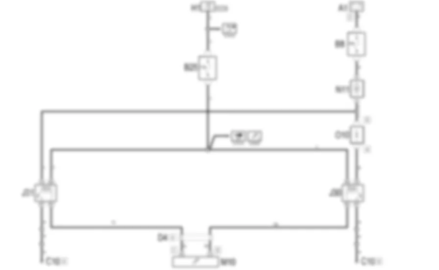 RAFFREDDAMENTO MOTORE - Schema elettrico Fiat MULTIPLA 1.9 JTD 8V  da 09/03
