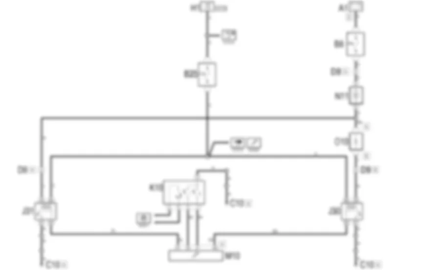 RAFFREDDAMENTO MOTORE - Schema elettrico Fiat MULTIPLA 1.6 16v  fino a 05/04