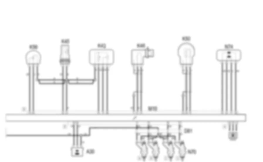 GESTIONE ELETTRONICA               MOTORI BENZINA - Schema elettrico Fiat MULTIPLA 1.6 16v  da 04/02 a 08/03