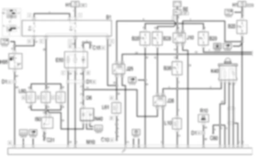 GESTIONE ELETTRONICA               MOTORI BENZINA - Schema elettrico Fiat MULTIPLA 1.6 16v  da 04/02 a 08/03