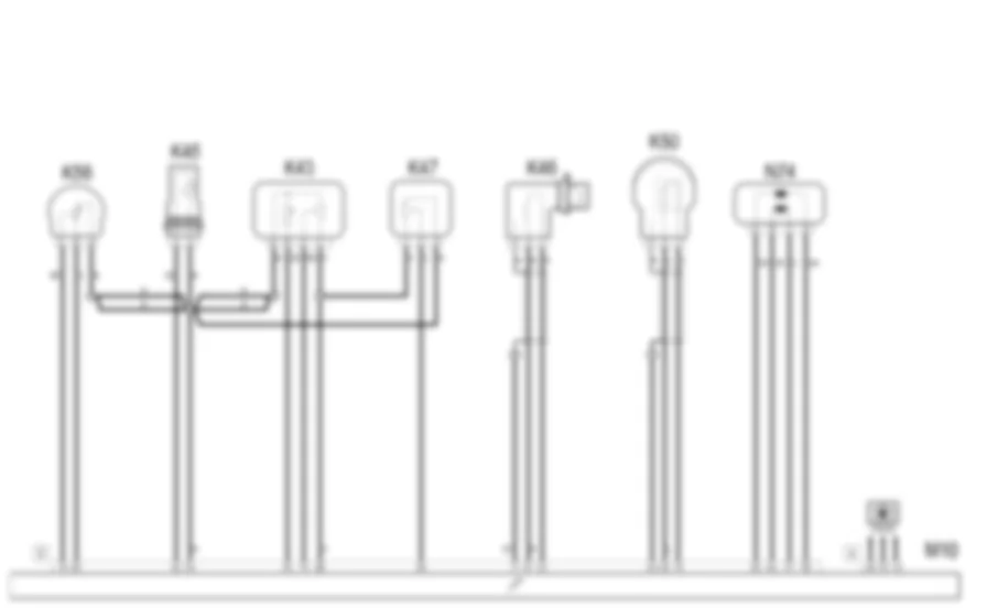 GESTIONE ELETTRONICA               MOTORI BENZINA - Schema elettrico Fiat MULTIPLA 1.6 16v  da 04/02 a 08/03