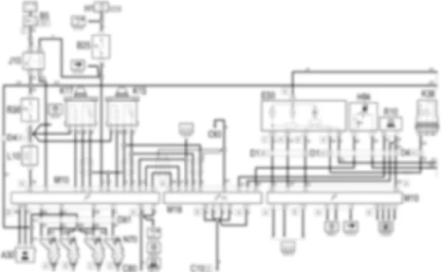 GESTIONE ELETTRONICA MOTORI BENZINA - Schema elettrico Fiat MULTIPLA 1.6 16v da 04/02 a 08/03 GESTIONE ELETTRONICA MOTORI BENZINA - Schema elettrico Fiat MULTIPLA 1.6 16v da 04/02 a 08/03