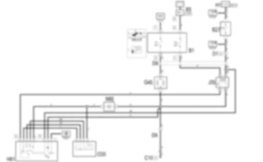 CONDIZIONATORE - Schema elettrico Fiat MULTIPLA 1.9 JTD 8V da 06/99 a 03/02 CONDIZIONATORE - Schema elettrico Fiat MULTIPLA 1.9 JTD 8V da 06/99 a 03/02