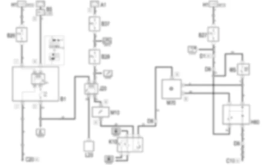 WLACZENIE                TURBOSPREZARKI - Schemat elektryczny Fiat MULTIPLA 1.9 JTD 8V  da 09/03