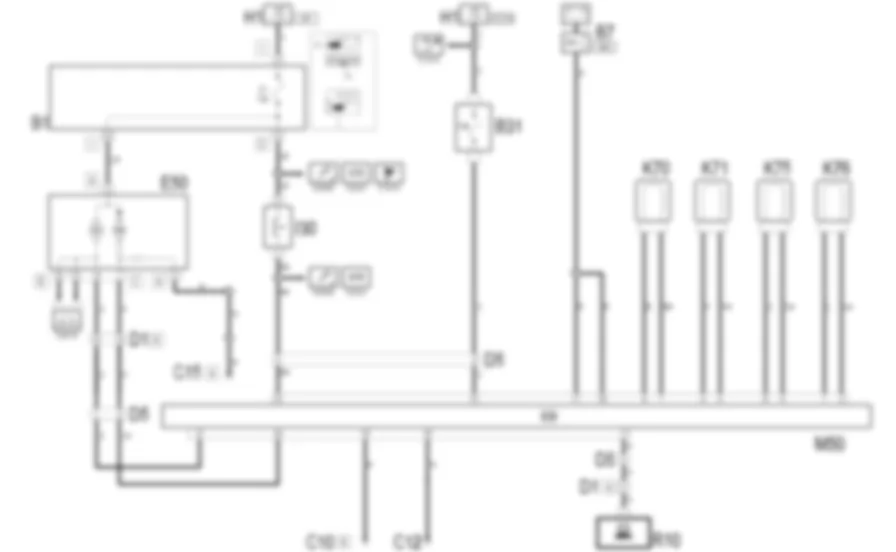 ABS - Schema elettrico Fiat MULTIPLA 1.9 JTD 8V da 04/02 a 08/03 ABS - Schema elettrico Fiat MULTIPLA 1.9 JTD 8V da 04/02 a 08/03