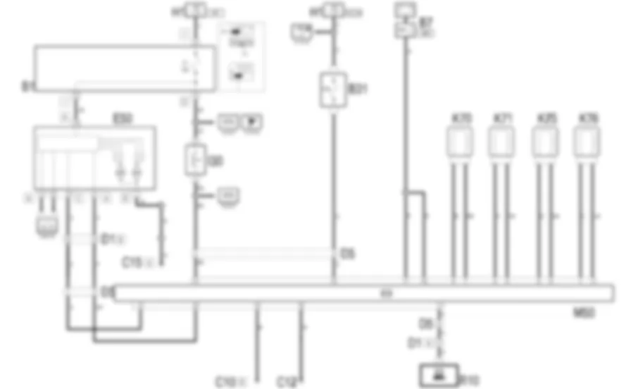 ABS - Schema elettrico Fiat MULTIPLA 1.9 JTD 8V fino a 05/04 ABS - Schema elettrico Fiat MULTIPLA 1.9 JTD 8V fino a 05/04