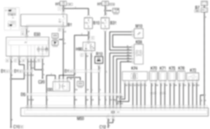 ESP - Schema elettrico Fiat MULTIPLA 1.9 JTD 8V  da 06/99 a 03/02