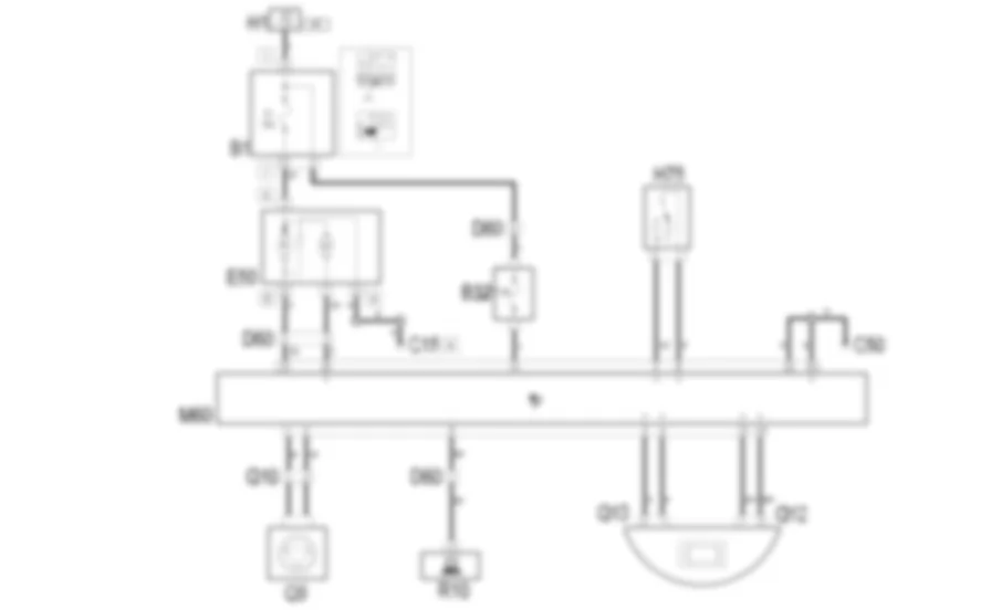 AIRBAG - Schema elettrico Fiat MULTIPLA 1.9 JTD 8V  fino a 05/04