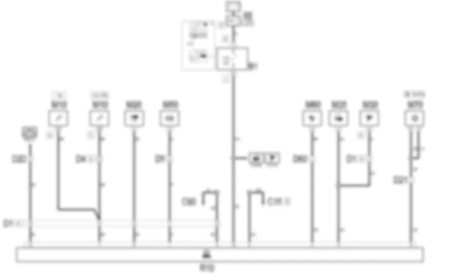 CONNETTORE MULTIPLO DI DIAGNOSI - Schema elettrico Fiat MULTIPLA 1.9 JTD 8V da 06/99 a 03/02 CONNETTORE MULTIPLO DI DIAGNOSI - Schema elettrico Fiat MULTIPLA 1.9 JTD 8V da 06/99 a 03/02