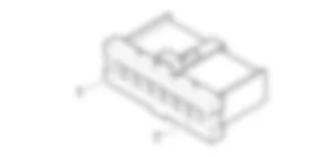 B001C - Centralina di derivazione ( ANTERIORE ) Fiat MULTIPLA 1.9 JTD 8V  da 06/04