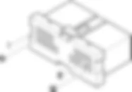 B001D - Centralina di derivazione ( ANTERIORE ) Fiat MULTIPLA 1.9 JTD 8V  da 06/04