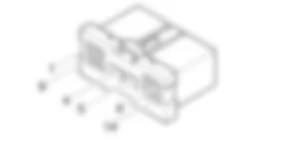 B001E - Centralina di derivazione ( POSTERIORE ) Fiat MULTIPLA 1.9 JTD 8V  da 06/04