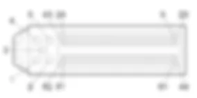 M010A - Motorelektronik ( VORNE ) Fiat MULTIPLA 1.9 JTD 8V  da 04/02 a 08/03