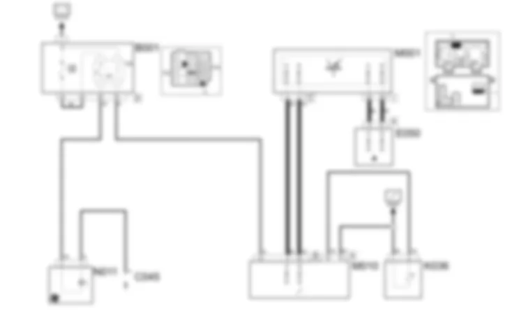 ENGINE COOLING - WIRING DIAGRAM Fiat PANDA 1.1  