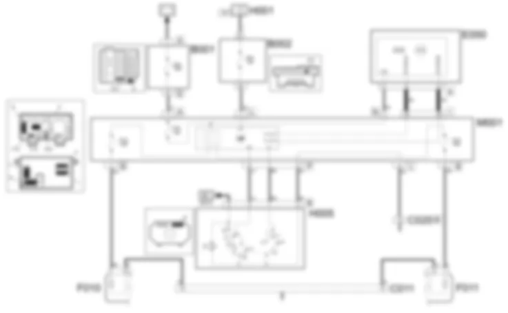 DIPPED HEADLIGHTS - WIRING DIAGRAM Fiat PANDA 1.3 JTD 16v  