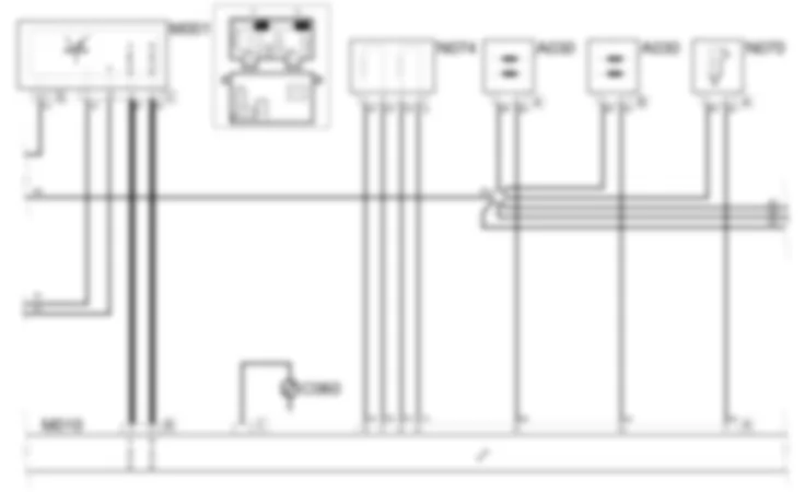 PETROL  ENGINE ELECTRONIC MANAGEMENT - WIRING DIAGRAM Fiat PANDA 1.2 8v  