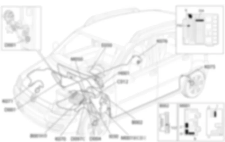 ABS - COMPONENT LOCATION Fiat PANDA 1.1  