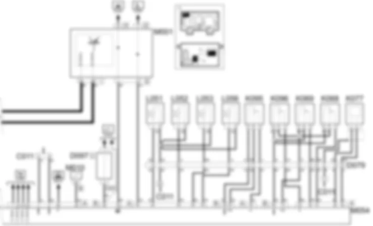 CAMBIO ROBOTIZZATO - SCHEMA ELETTRICO Fiat PANDA 1.2 8v  