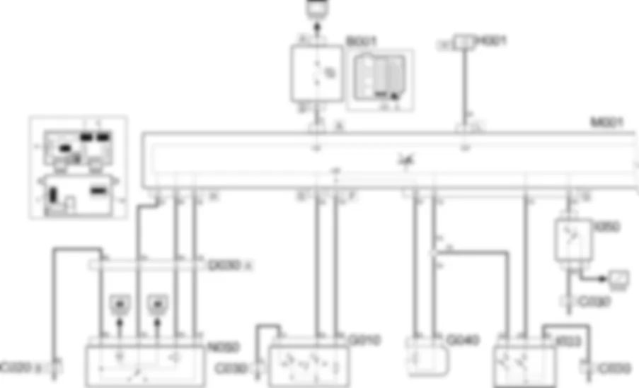 COURTESY LIGHTS - Wiring diagram Fiat PANDA 1.3 JTD 16v  