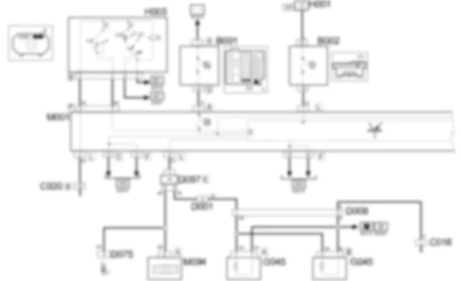 INSTRUMENT LIGHTING - Wiring diagram Fiat PANDA 1.3 JTD 16v  