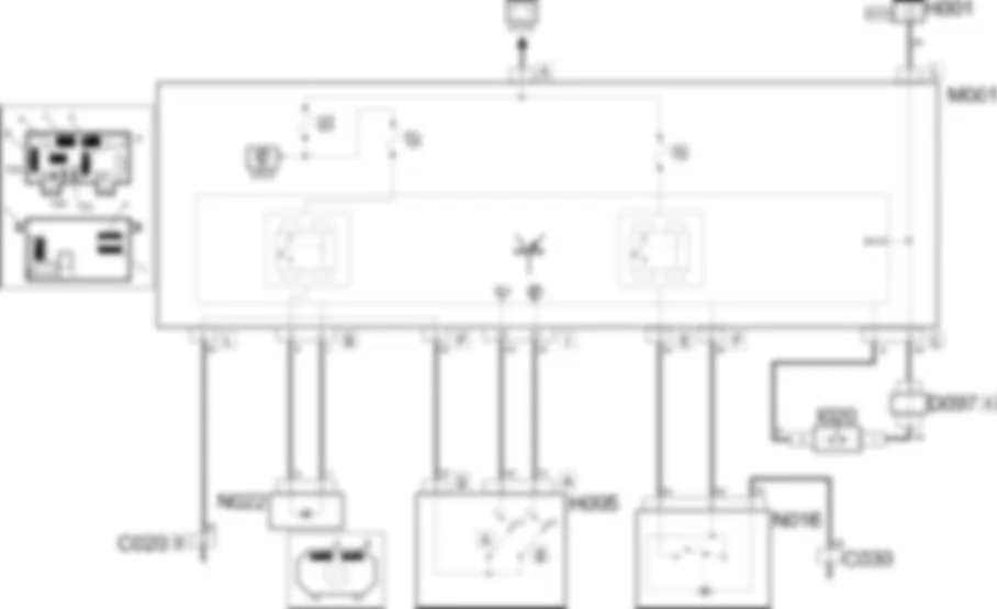 REAR WINDOW WASH/WIPE - Wiring diagram Fiat PANDA 1.3 JTD 16v  