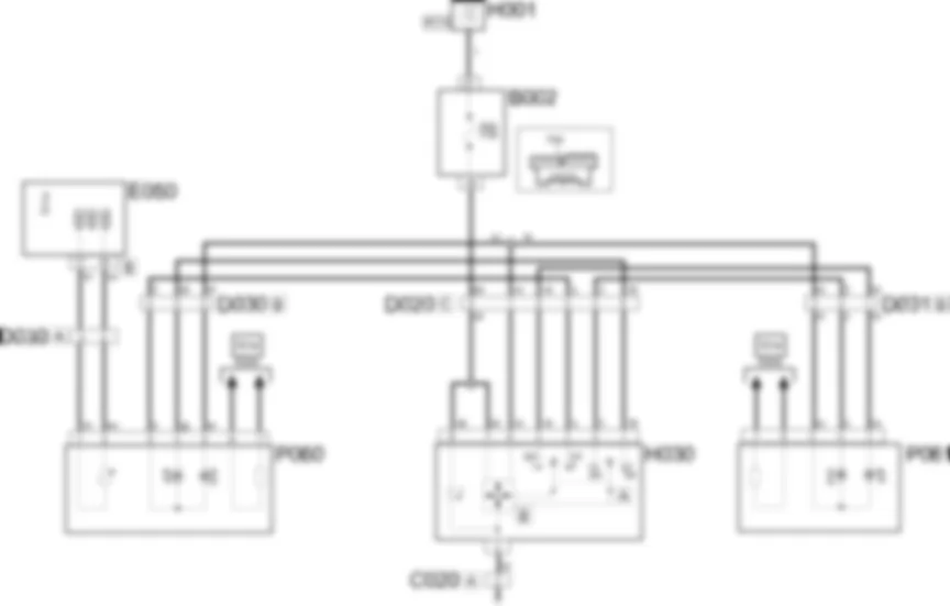 DOOR MIRROR ADJUSTMENT - Wiring diagram Fiat PANDA 1.3 JTD 16v  
