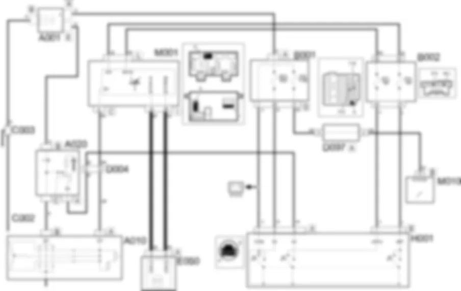STARTING AND RECHARING - Wiring diagram Fiat PANDA 1.1  