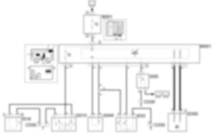 COURTESY LIGHTS - Wiring diagram Fiat PANDA 1.3 JTD 16v  