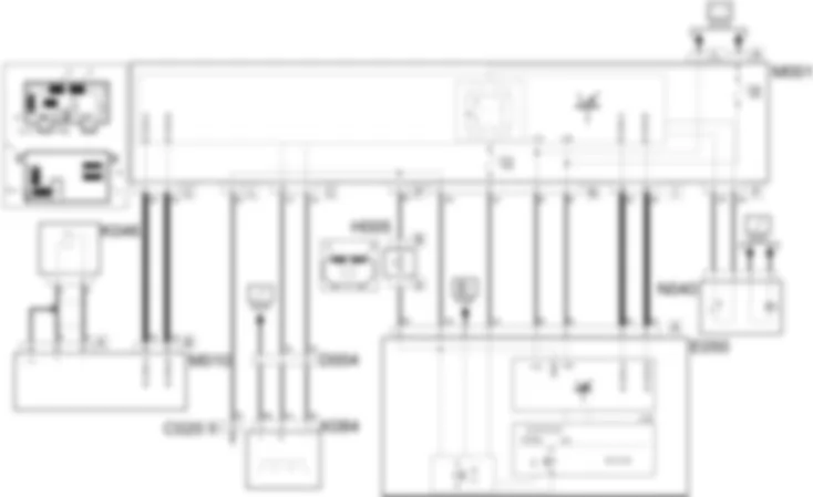 TRIP COMPUTER - Wiring diagram Fiat PANDA 1.1  