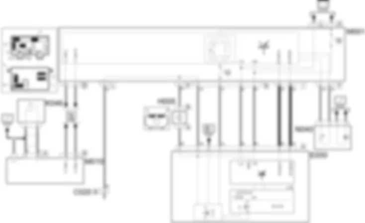 TRIP COMPUTER - Wiring diagram Fiat PANDA 1.2 8v  