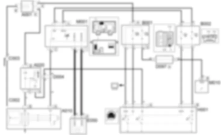 STARTING AND RECHARING - Wiring diagram Fiat PANDA 1.3 JTD 16v  