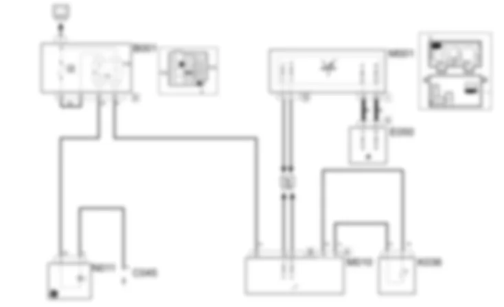 ENGINE COOLING - Wiring diagram Fiat PANDA 1.2 8v  