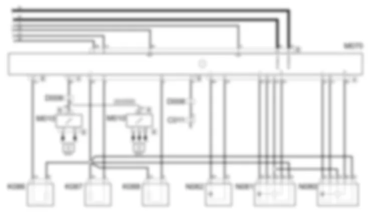 AIR CONDITIONING - Wiring diagram Fiat PANDA 1.1  