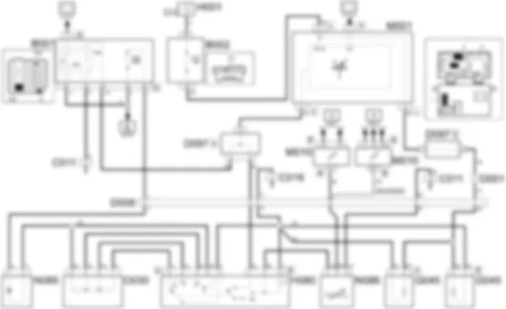 AIR CONDITIONING - Wiring diagram Fiat PANDA 1.1  