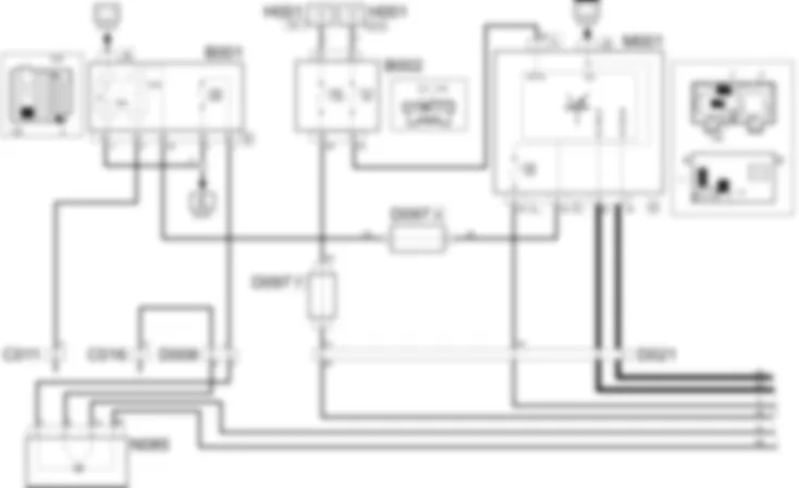 AIR CONDITIONING - Wiring diagram Fiat PANDA 1.3 JTD 16v  