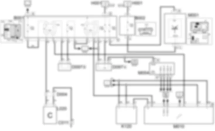 COMPRESSOR ENGAGEMENT - Wiring diagram Fiat PANDA 1.2 8v  