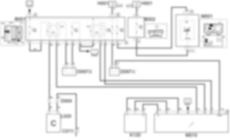 COMPRESSOR ENGAGEMENT - Wiring diagram Fiat PANDA 1.3 JTD 16v  