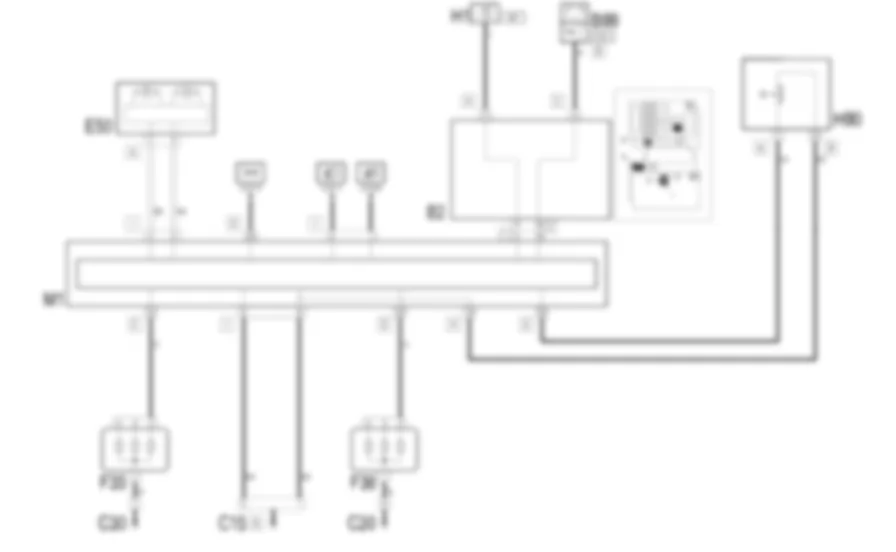 LUCES RETRONIEBLA - ESQUEMA ELECTRICO Fiat STILO 1.9 JTD 16v  da 01/04