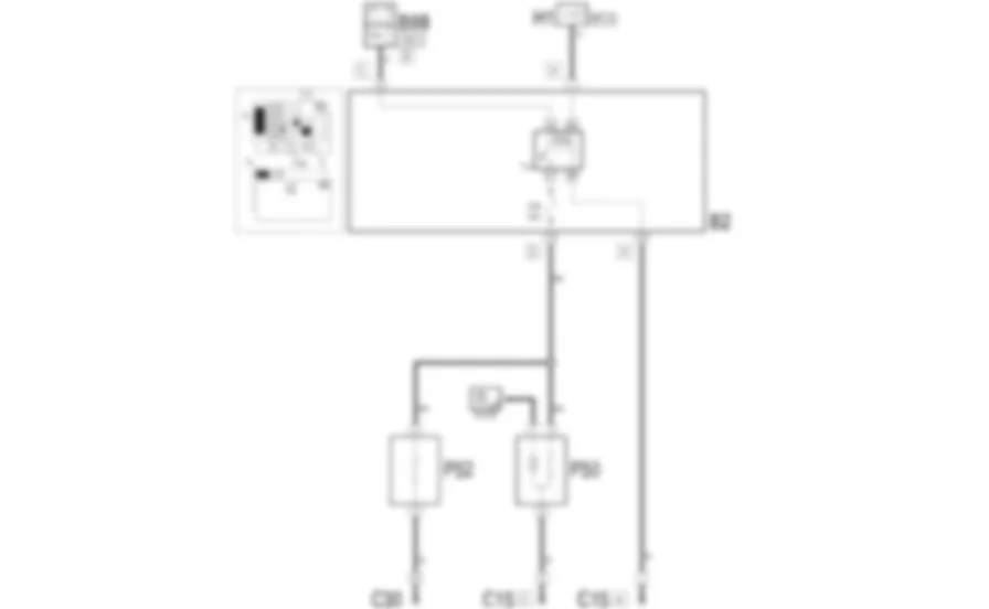 ACCENDISIGARI / PRESA               DI CORRENTE - Schema elettrico Fiat STILO 1.2 16v  da 07/02 a 06/03